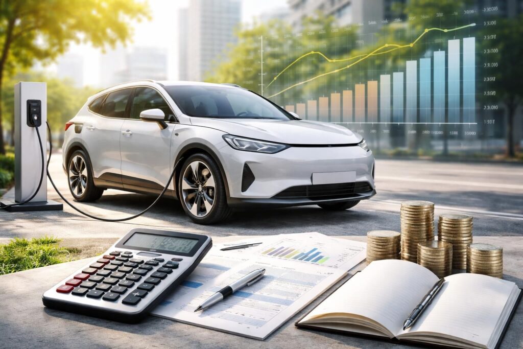 découvrez comment calculer la rentabilité d’un véhicule électrique sur cinq ans en prenant en compte les coûts d'achat, d'entretien, de carburant et les économies réalisées.