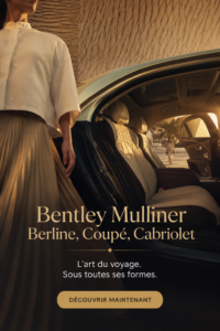 Un modèle Bentley Mulliner garé dans un cadre élégant, mettant en avant son design luxueux.