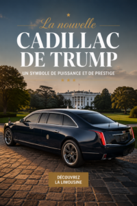 La dernière Cadillac de Donald Trump avec un design moderne et élégant.