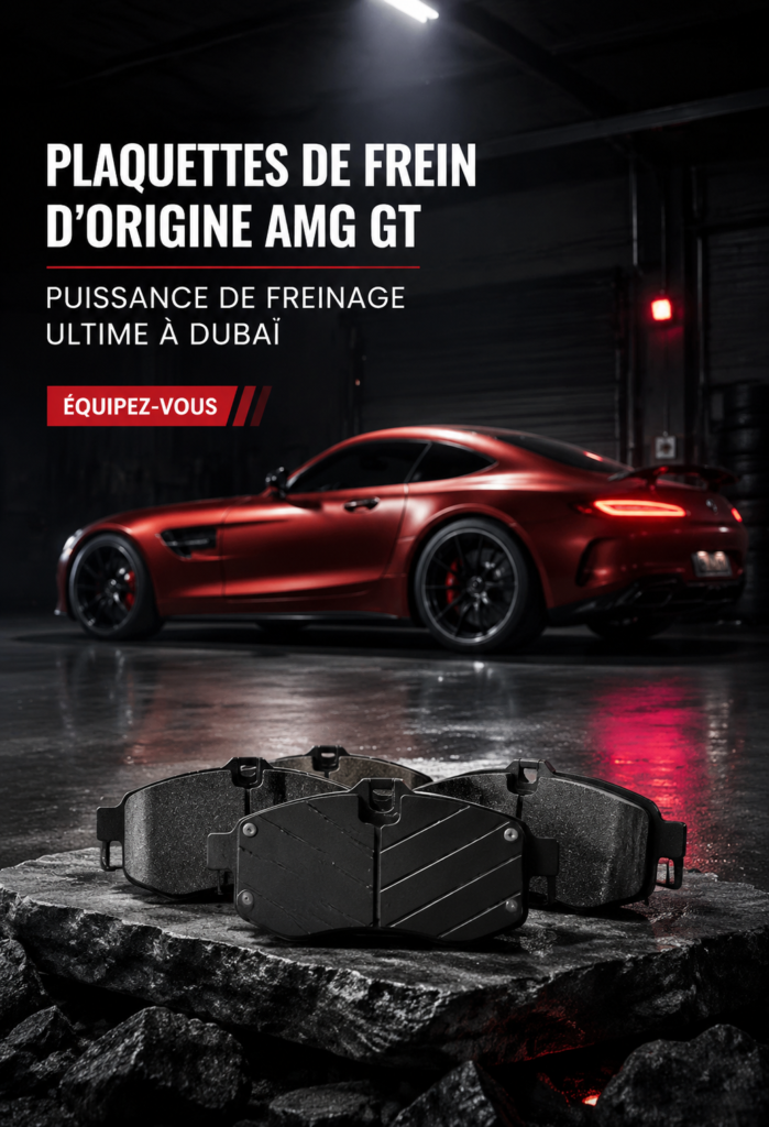Freins AMG GT installés sur un véhicule, assurant sécurité et performance à Dubaï