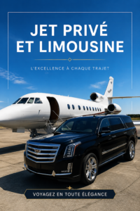 Voyage en jet privé et limousine, luxe et confort