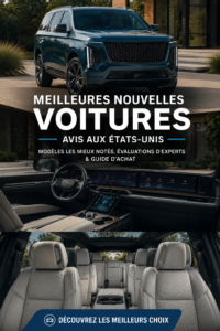 Sélection des meilleures voitures neuves de 2023 avec différents modèles