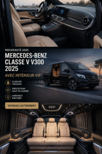 Mercedes Benz V Class 2025 avec intérieur VIP modernisé