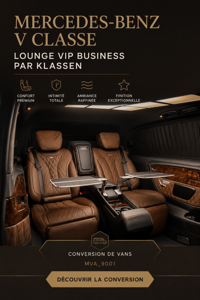 Mercedes V Klasse, un van de luxe offrant un confort exceptionnel
