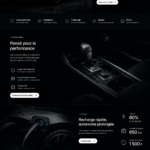 Exemple de modèle de site automobile moderne et attrayant.