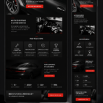 Un site web avec une interface dédiée aux voitures d'entreprise