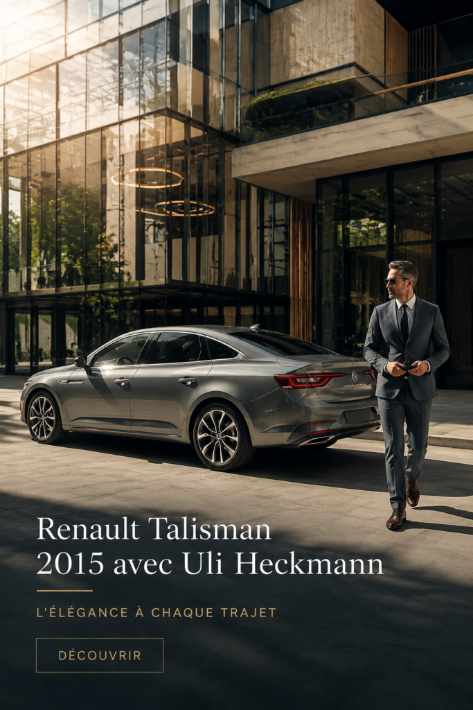 Renault Talisman 2015 en extérieur, design moderne et élégant
