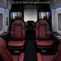 Mercedes Sprinter de luxe transformé par Senzati avec intérieur élégant