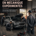 Un technicien automobile expérimenté en train d'effectuer une réparation sur une voiture.