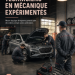 Un technicien automobile expérimenté en train d'effectuer une réparation sur une voiture.