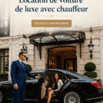 Chauffeur professionnel devant une voiture de luxe en Italie