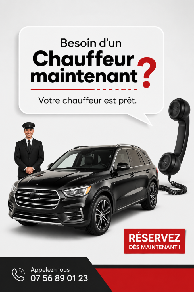Un chauffeur souriant attendant une cliente devant sa voiture, prêt à l'accompagner.