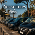 Voyage en voiture à travers les paysages italiens