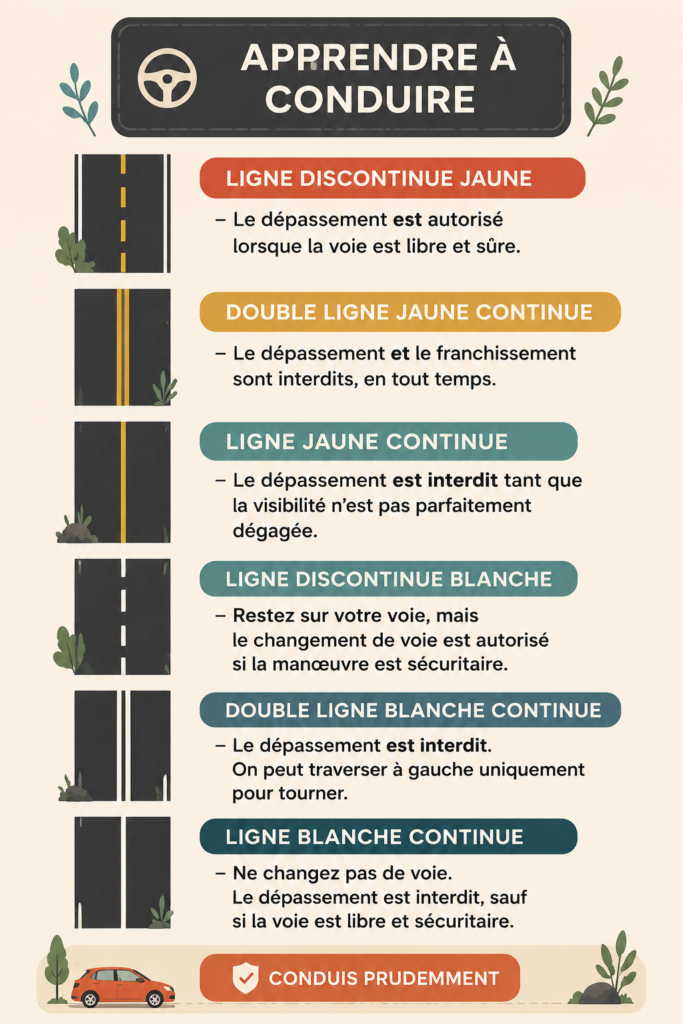 Femme au volant d'une voiture, prête à apprendre à conduire