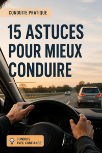 Femme confiante au volant d'une voiture, prête à conduire paisiblement.