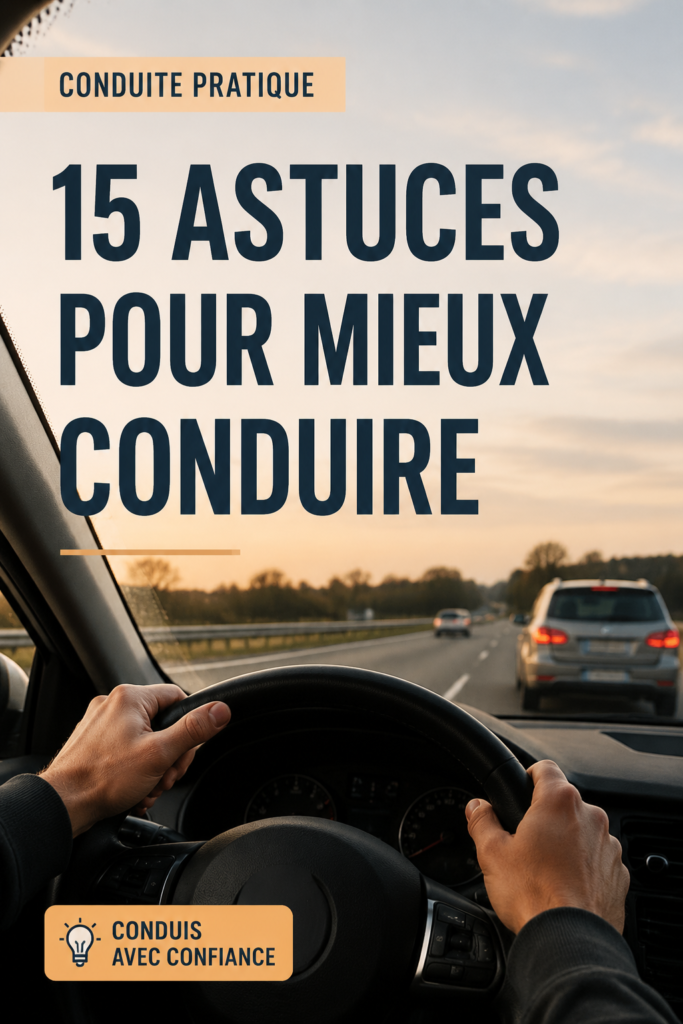 Femme confiante au volant d'une voiture, prête à conduire paisiblement.
