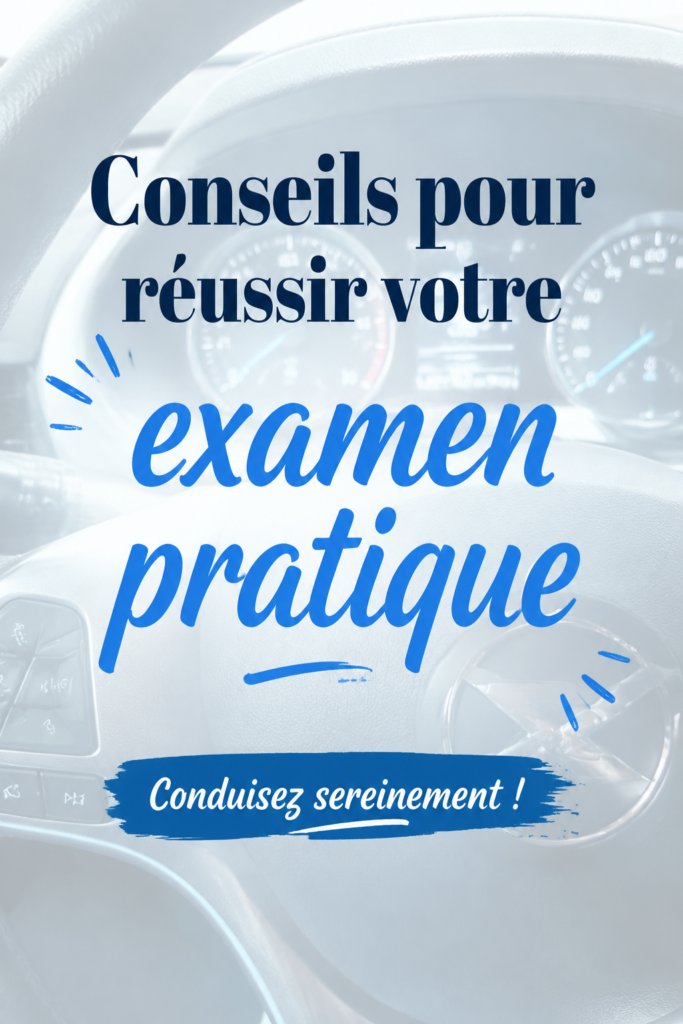 Une femme souriante réussit son examen de conduite pratique