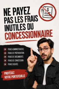 Illustration sur les frais cachés lors de l'achat d'une voiture
