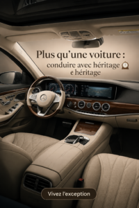 Une voiture ancienne au style vintage symbolisant l'héritage automobile
