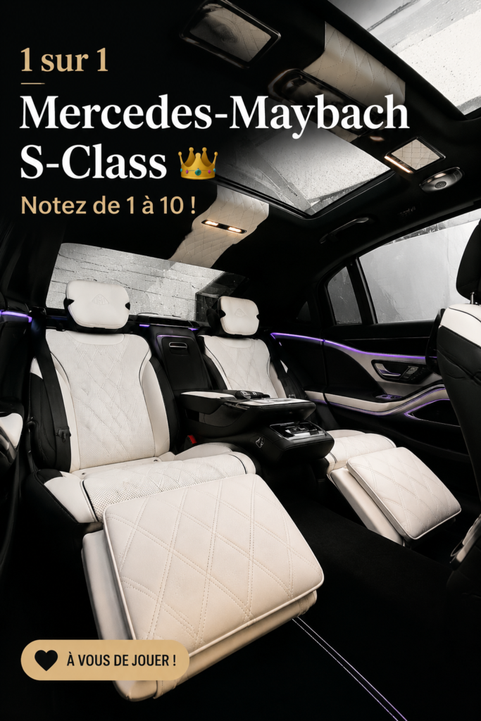 L'intérieur de la Mercedes-Maybach S-Class, luxe et confort raffinés.