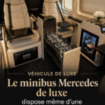 Van Mercedes de luxe avec salle de bain intégrée