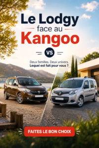 Dacia Lodgy stationné dans un cadre familial, mettant en avant son intérieur spacieux et pratique.