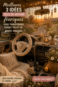 Intérieur d'une voiture de luxe avec une décoration chaleureuse et accueillante