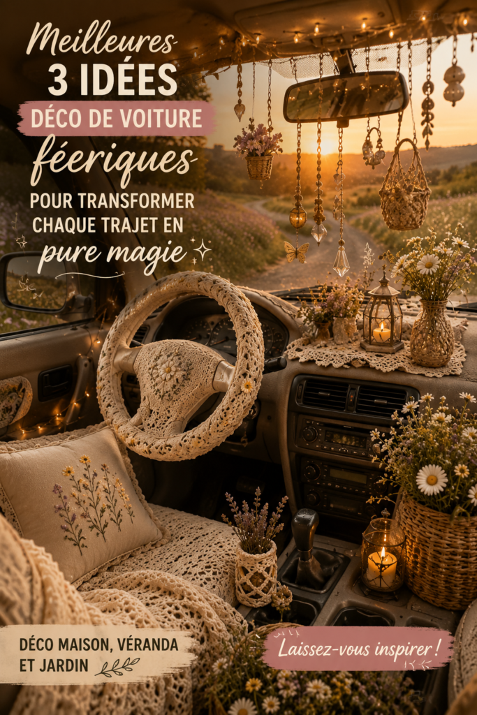 Intérieur d'une voiture de luxe avec une décoration chaleureuse et accueillante