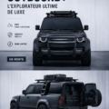 Vue extérieure du Defender 130 Outbound avec une nature en arrière-plan, mettant en avant son design luxueux.