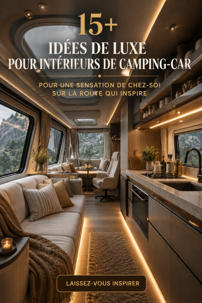 Un intérieur moderne et luxueux d'un véhicule, avec des finitions haut de gamme et un éclairage doux.