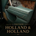 Intérieur raffiné de la voiture Holland & Holland d'Overfinch, alliant luxe et confort.