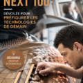 Intérieur moderne et élégant de la BMW Vision Next 100, mettant en avant son design luxueux et ses technologies avancées.