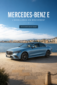 Intérieur luxueux de la Mercedes-Benz E-Class avec du cuir et des technologies modernes