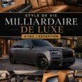 Intérieur d'une voiture de luxe avec un design moderne et chic.