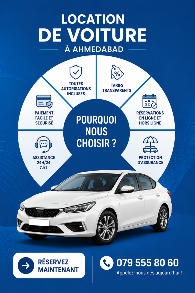 Luxe et confort : voiture de luxe à Ahmedabad