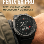 Femme active utilisant la Garmin Fenix 6X Pro lors d'une activité sportives