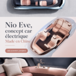 Concept car électrique Nio Eve au design élégant et futuriste