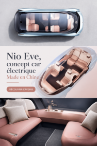Concept car électrique Nio Eve au design élégant et futuriste