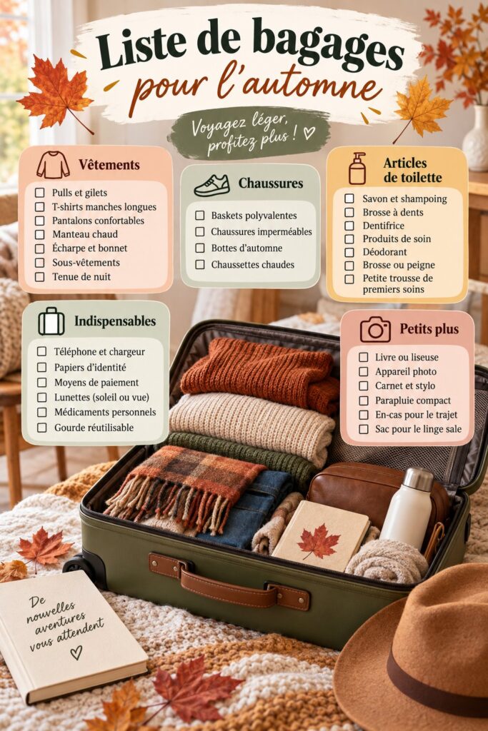 Intérieur de voiture de luxe décoré pour l'automne avec des coussins et une couverture cosy.