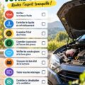 Intérieur d'une voiture de luxe avec des matériaux raffinés et un espace soigneusement entretenu.