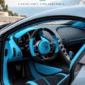 Intérieur luxueux de la Bugatti Divo montrant des finitions haut de gamme