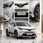 Intérieur stylé et luxueux du Toyota C-HR avec matériaux premium.