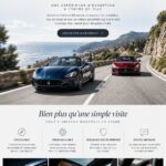 Intérieur luxueux d'une voiture Maserati avec finitions élégantes