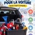 Kit d'hiver pour voiture avec divers accessoires et équipements de sécurité