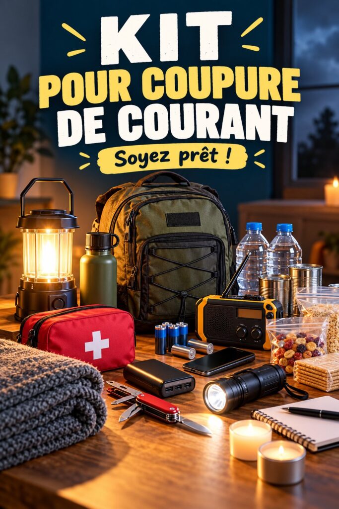 Kit d'urgence complet pour voiture de luxe bien organisé