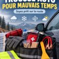 Kit voiture pour intempéries sur un fond confortable et élégant