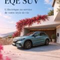 Mercedes-Benz EQE SUV en stationnement, mettant en avant son design moderne et élégant.