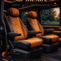Sièges personnalisés en cuir beige dans une voiture de luxe moderne