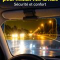 Accessoires de voiture en intérieur illustrant l'amélioration de la visibilité nocturne