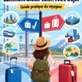 Une femme heureuse choisissant entre deux types de bagages pour son voyage en voiture de luxe.